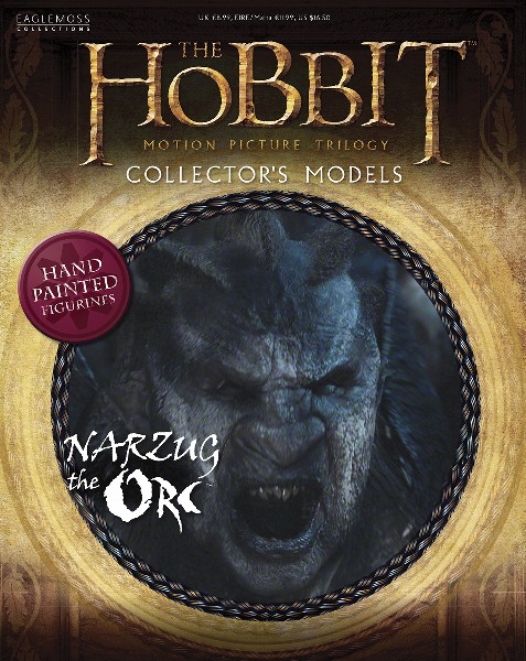 Eaglemoss The Hobbit Narzug The Orc with Collector Magazine